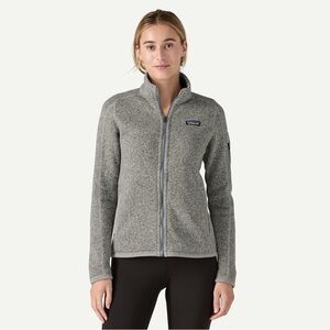 Patagonia Women’s Better Sweater Fleece Jacket in Birch White (Gray), size S